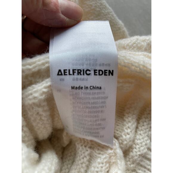 Aelfric Eden Cable Knit Fishermans Sweater Crewneck Pullover Outdoors Nordic XL - Picture 11 of 11